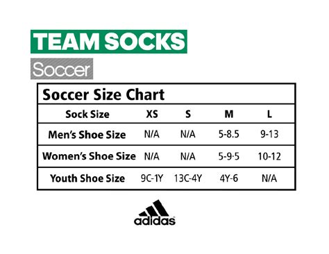 adidas kids sock size chart|adidas crew socks size chart.